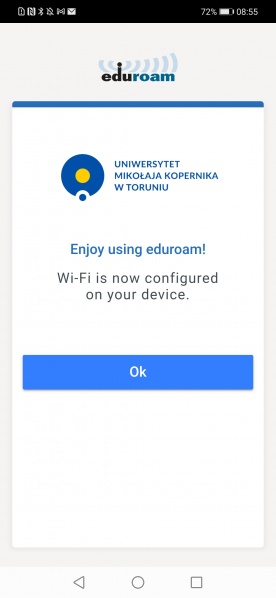 Plik:Geteduroam success.jpg